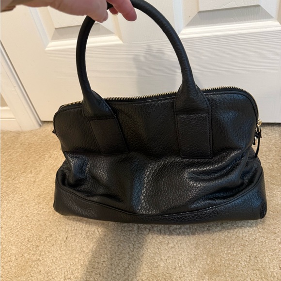 Kate Spade Black Pebbled Satchel